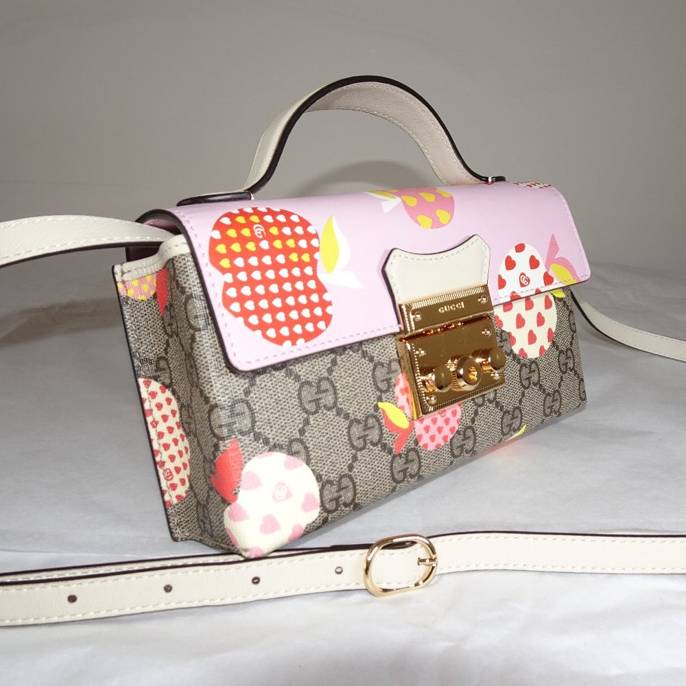 Gucci Les Pommes Padlock Mini Bag Apple 652683